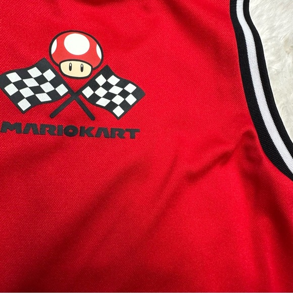 Mario Kart Tank Top Red/Black/White Size 6 - Picture 12 of 16